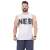 Nebbia Back to the Hardcore tank top fehér színben, férfi ujjatlan trikó nagy logó nyomattal