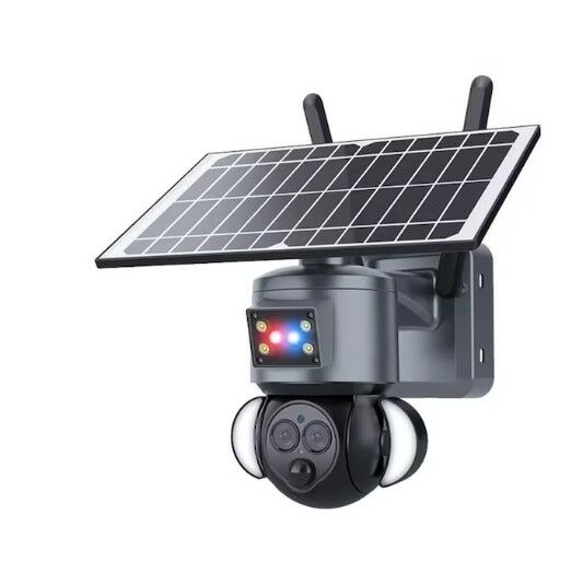 Dual Camera Solar Powered Security Camera