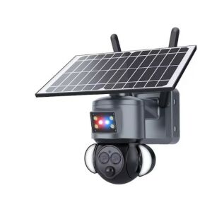 Dual Camera Solar Powered Security Camera 134523717 - Nonbrand Security Camera