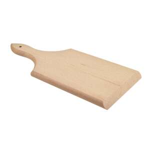 Tăietor de lemn cu mâner, lemn de fag, 28x12 cm - Tocatoare de bucătărie