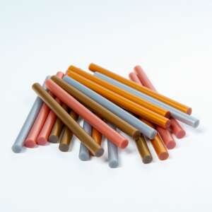 20 pack of 7mm x 100mm metallic colored hot glue sticks - Glue gun stick