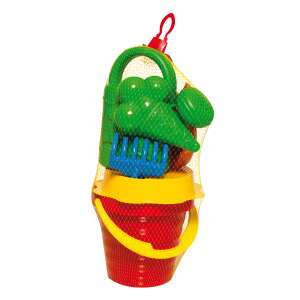 7 részes homokozó szett vödörrel, lapáttal, gereblyével, szitával, locsolókannával és formákkal, tökéletes a gyerekek számára a homokban való játékhoz - Homokozó játék