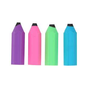 Gumka Topwrite v tvare ceruzky, fialová, ružová, zelená, modrá - Gumy