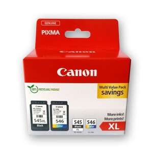 Canon PG-545XL CL-546 Multipack tintapatronok, fekete és színes, XL - Canon Tintapatron