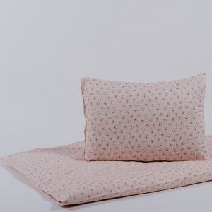 NAT. Balerina bedding set 90x130cm & 40x50cm, pink floral pattern - Bedding - Preschool