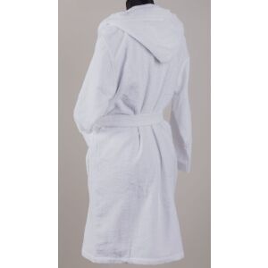 NAT Kids Bathrobe Size 110 360g/m2 Hooded White 126416750 - Children's Bathrobe