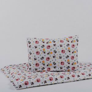 NAT. Children's Bedding Set - Ladybug and Flower Design - 90x130cm/40x50cm - Bedding - Preschool