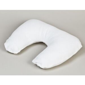 NAT. Biely vankúš na krk 40x25 cm, ergonomická podpora - Cestovné vankúše
