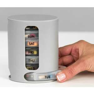 Pill Pro heti gyógyszeradagoló, 7 napos gyógyszeradagoló, gyógyszeradagoló, gyógyszerdoboz, vitaminadagoló, gyógyszeres doboz, gyógyszer tároló, gyógyszeradagoló - Gyógyszeradagoló