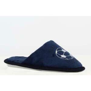 SPROX Textil Hausschuhe Fußball 28, blaue Hausschuhe mit Fußball-Design - Sprox