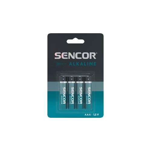 Sencor alkaline AAA batteries, pack of 4