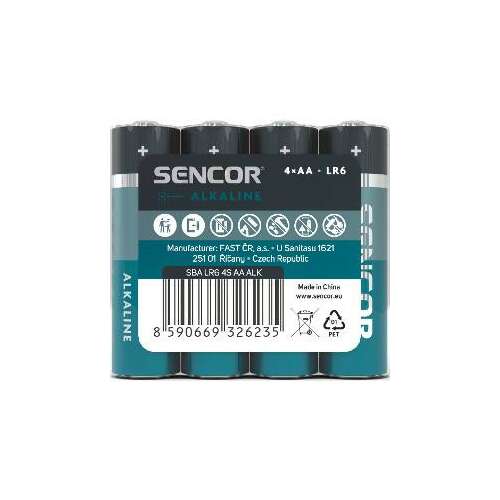 Sencor SBA LRG 4S AA alkáli elem, 4 db-os csomag