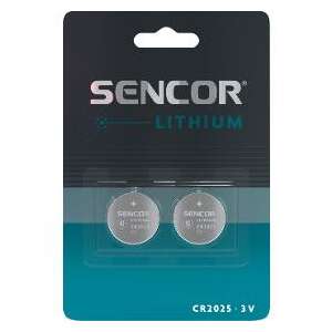 Sencor CR2025 3V lítium elem, 2 db-os csomag - Sencor