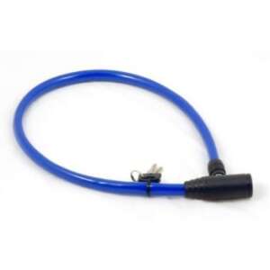 Kék kerékpár zár két kulccsal - Kerékpár zár