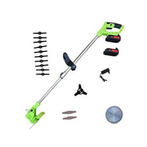 Kimiyo CH-23-362 bezdrôtová kosačka na trávu s 2 batériami, nabíjačkou, čepeľami a príslušenstvom - Kosačky na trávu a orezávačky