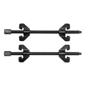 2 piece car spring compressor set, black, 280mm, for spring and shock absorber replacement - Automotive tool