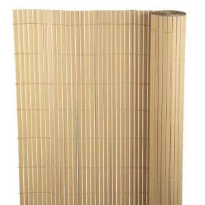 Bamboo PVC Balcony/Terrace/Fence Screen, 1300 g/m², UV Resistant, 3x2 m 99242938 - Awning & Shade