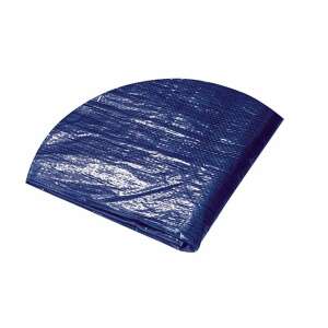 Round Waterproof Tarpaulin with Rings, 3.5 m diameter, PE, 120 g/sqm 99243001 - Garden tarp