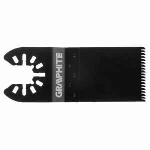 Graphite Multi-Tool Saw Blade, HCS, 3 Teeth, for Wood, 34 mm 125164022 - Multi-Tool Accessory