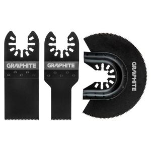 Tungsten Carbide Multifunctional Saw Blades for Wood, 3 pcs, Graphite 125164027 - Multi-Tool Accessory