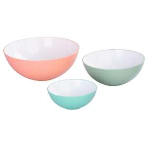 Set of 3 plastic salad bowls, MagicHome, 0.6/1.5/3 L - Bowl