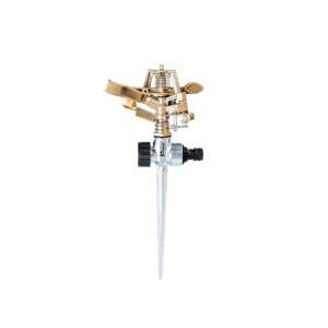 Richmann metal sprinkler, 113-380 mp coverage, adjustable spray angle, quick connect - Irrigation