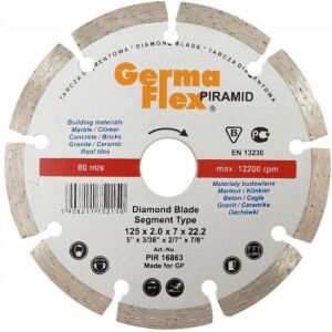 Segmented Diamond Blade for Concrete, Wet Cutting, 125 mm/22.2 mm 125164899 - Artool