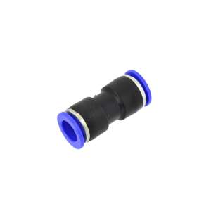 Vizualizare unghiulară a conectorului de furtun GEKO G03010 PU/PE 4mm - Accesorii irigare