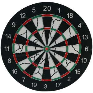 Dart Outdoor kartonowy 45 cm + 6 rzutek Enero 1046877 99238840 - Tarcza do rzutek i akcesoria