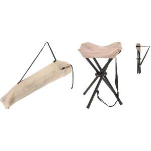 Redcliffs összecsukható horgászszék, krémszínű, 33x33x40cm, hordtáskával - Kényelmi eszköz