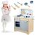 Ricokids Konyha Játék wooden toy kitchen with child chef
