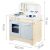 Ricokids Interactive Toy Kitchen for Kids - Brown, Blue 138356312