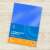 Bluering L alakú laptartó, A4 méret, 25 darab, 80 mikron, kék átlátszó
