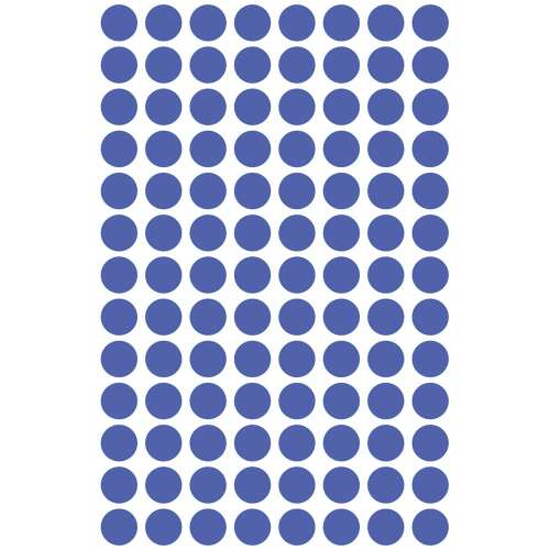 Avery Zweckform 8mm blue reusable marking dots, 416 dots per pack