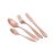 Rose Gold Stainless Steel Cutlery Set by Berlinger Haus
