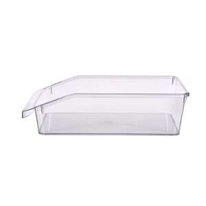 TOO KT-153 hűtőszekrény tárolódoboz, átlátszó műanyag, 32x18x9cm - Ételtároló
