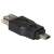 Akyga AK-AD-07 USB-AF to miniUSB-B adapter, black