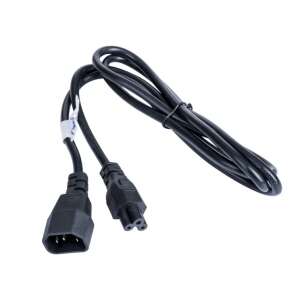 Cablu de alimentare Akyga AK-NB-09A cu 3 pini, 1,5 m lungime, conector IEC C14 la IEC C5 - Cabluri și accesorii