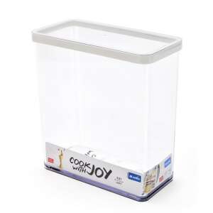 Recipient de depozitare a alimentelor din plastic transparent ROTHO Loft 3,2L cu capac alb - Cutii alimentare