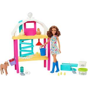 Barbie You Can Be Anything Farm Playset, Barbie doll with farm animals and accessories - Barbie Baba