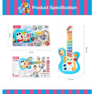 Winfun 230802 Baby Guitar with Lights and Sounds 131518388 - Musical Toy