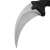 IdeallStore® Claw Assault Taktisches Messer, 19 cm, Silber, Klingen-Nahaufnahme