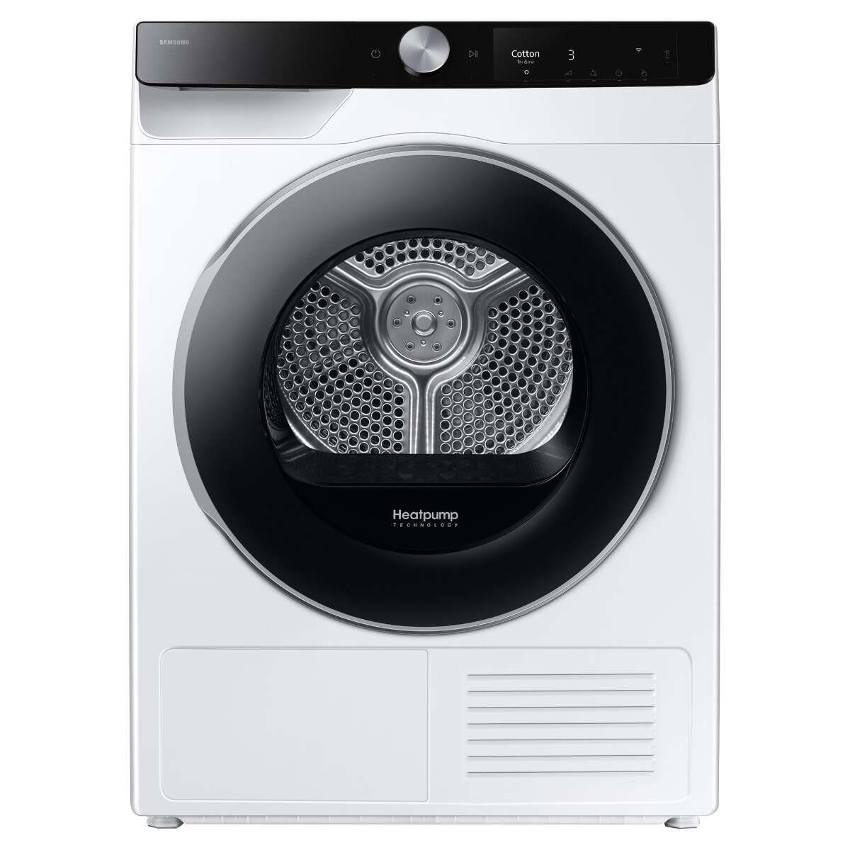 Samsung dv90t6240lk/s6 9 kg, optimaldry, air wash fehér-fekete sz...