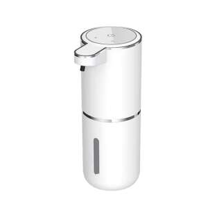 GAVIO® Automatic Soap Dispenser, white, touchless, motion sensor, 4 dispensing levels, rechargeable battery, USB charging, IPX5 waterproof - Soap Dispenser