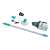 Intex 28626 cordless pool vacuum cleaner and all accessories on white background