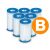 6 x комплект филтри за помпи тип b intex 29005 131035696