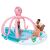 Intex Friendly Octopus Inflatable Play Center with Slide and Sprinkler with kids playing