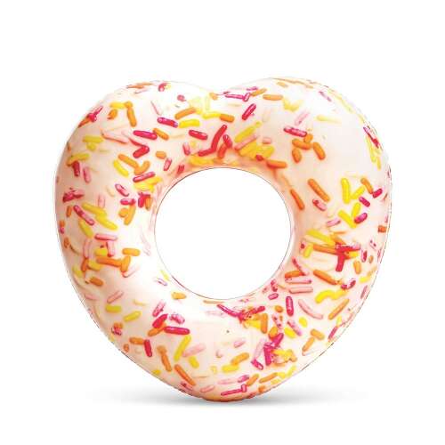 Intex Donut Herzförmiger aufblasbarer Pool Schwimmring, 94 x 89 x 25 cm