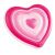 Intex Heart-Shaped Inflatable Pool Float, Pink, close up