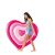 Woman carrying Intex Heart-Shaped Inflatable Pool Float
